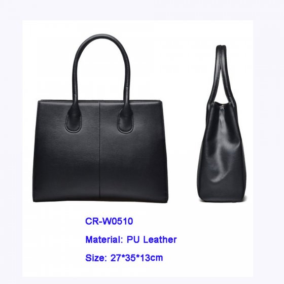 CR-W0510 简洁大方经典款式女士大号手提包